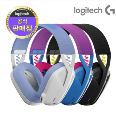 Logitech 무선 게이밍 헤드셋 G435-블랙