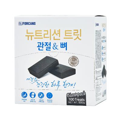 포켄스 뉴트리션 트릿 관절&뼈 100개입 강아지 영양 간식 건강 관리 기호성 간편