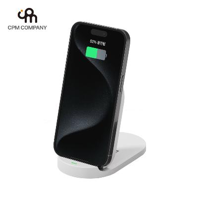 CPM_듀얼 코일 고속 충전 거치대_15W_화이트