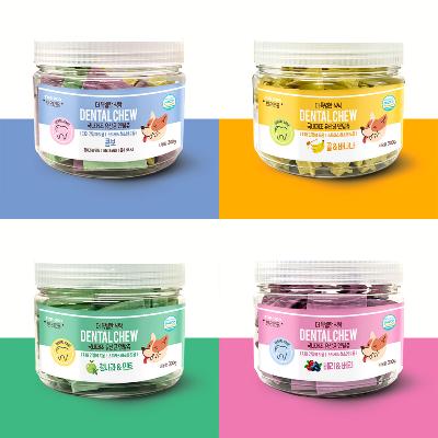 특별한 식탁 유산균 덴탈츄  베리베리 꿀&바나나 청사과&민트 콤보 300g