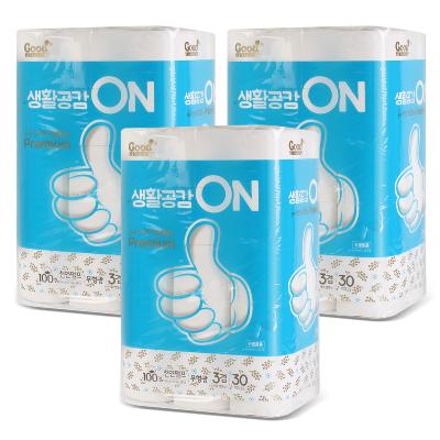 [행복S&P제지]굿매너 생활공감온 30*30롤 3팩