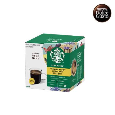 [네스카페 돌체구스토] 스타벅스 캡슐커피 12입 커피캡슐 2박스 (베란다 블렌드)