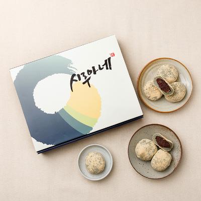 시루아네 콩쑥개떡 실속포장 (30개)