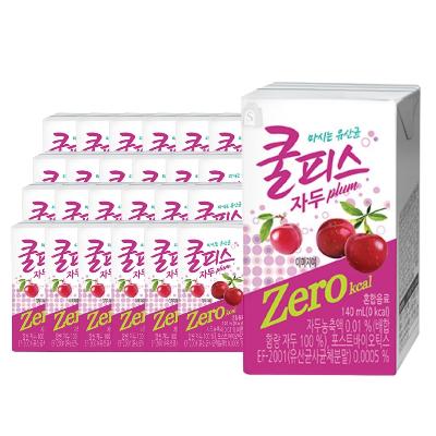 [동원] 쿨피스 제로 테트라 자두 140ML x 48개입 음료
