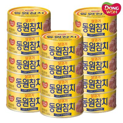 [동원] 라이트 스탠다드 참치 85g X 14캔 [3597896]