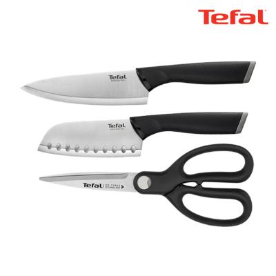 테팔 키친웨어 아이스 포스 주방 가위 + 컴포트 주방칼 세트 식도 15cm + 산도쿠 식도 12cm