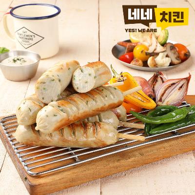 네네치킨 네꼬닭 부드러운 닭가슴살 소시지 매콤한맛 9팩