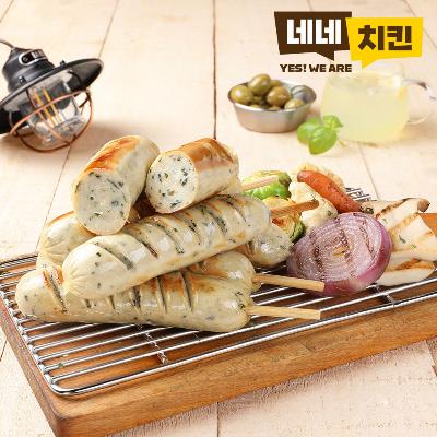 네네치킨 네꼬닭 부드러운 닭가슴살 소시지 깻잎맛 9팩