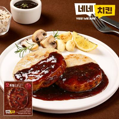 네네치킨 네꼬닭 닭가슴살 오트밀 스테이크 데리야끼맛 9팩