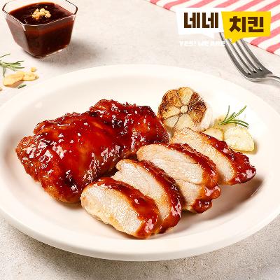 네네치킨 네꼬닭 저당 순살닭다리 숯불양념치킨맛 9팩
