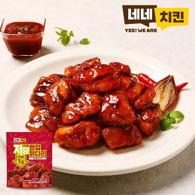 네네치킨 네꼬닭 저당 한입닭다리 숯불닭갈비맛 9팩
