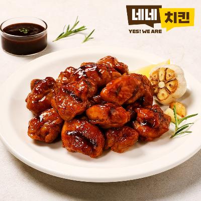 네네치킨 네꼬닭 저당 한입닭다리 숯불바베큐맛 9팩