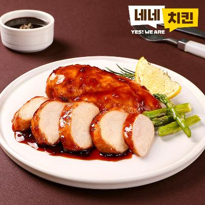 네네치킨 네꼬닭 소스 닭가슴살 저크바베큐맛 9팩