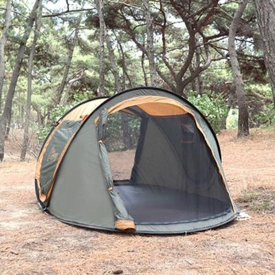 [BONANZA] 파퓰러 팝업 원터치 텐트 / 카키색상 / 캠핑 그늘막 자동텐트 / NF-PUT01