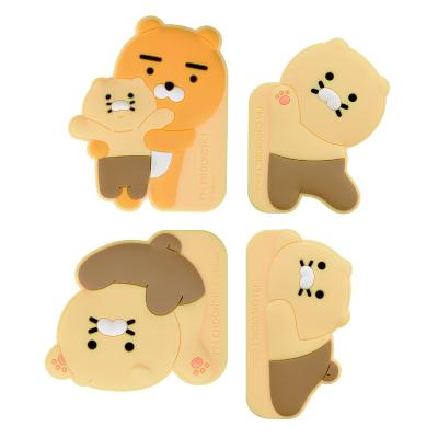 귀여운 카카오프렌즈 춘식이 캐릭터 문콕방지 도어가드 4피스 / 자동차용품 차량