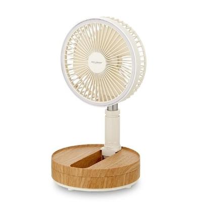 보국전자 스타일리스 LED 무드등 휴대용 폴딩팬 SSF-1905L