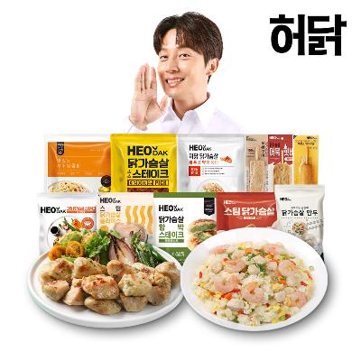 [허닭] BEST 닭가슴살 외 90종 특가 골라담기