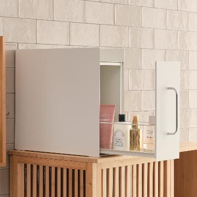 코드리빙 클린업스토리지 슬라이딩 영양제 보관함 식탁 주방 싱크대 수납 정리함 STR-3-C2MWH