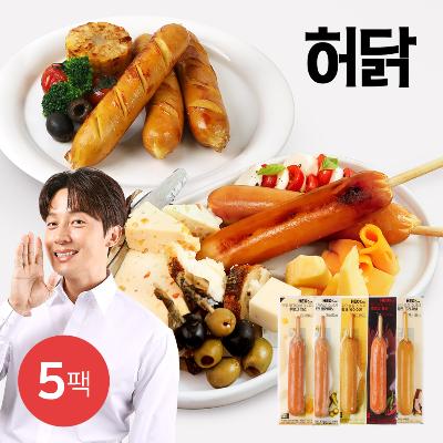 [허닭] 닭가슴살 소시지 후랑크 70g 5팩 (5종 택1)