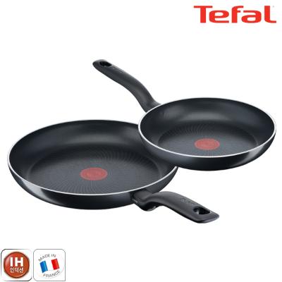 테팔_ 팬&냄비 인덕션 스타트이지 2종세트 (프라이팬 24cm + 30cm)