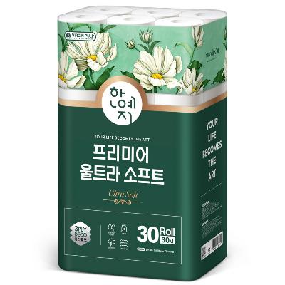 한예지 울트라소프트 30M 30롤 (1팩)