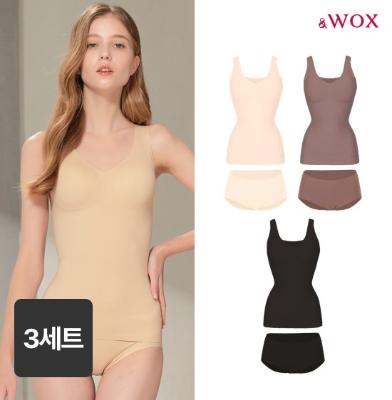 앤왁스 배쏙 쉐이퍼 팬티 웜히트 런닝형 3세트 여성 보정속옷_[503]