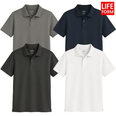 심플 무지 쿨드라이 PK 반팔 기능성 카라 티셔츠