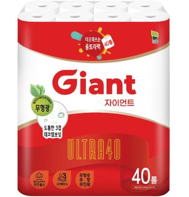 자이언트 울트라 40 천연펄프 대용량 40롤 1팩