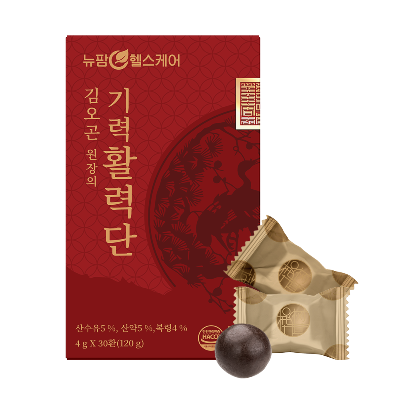 [김오곤] 기력 활력단 (4gx30환)/산수유/산약 등 한방 8종의 원료