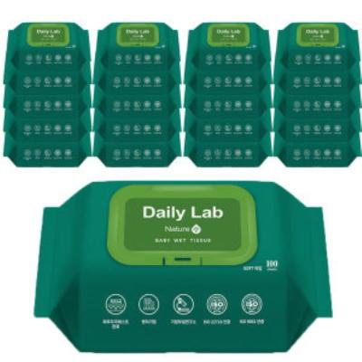 붕어빵 데일리랩 네이쳐 수 물티슈 100매*20팩