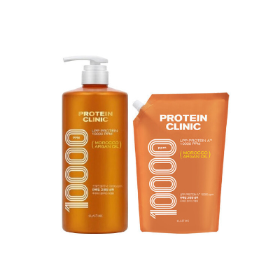엘라스틴 프로틴클리닉 고영양 샴푸 1000ml+리필 900ml
