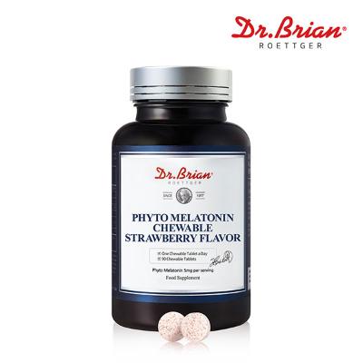 [닥터브라이언] 파이토 멜라토닌 츄어블 스트로베리 플레이버 (90정)/식물성 멜라토닌 5mg함유