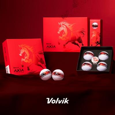 [단독한정수량][볼빅] AXIA 2026년 적토마 신년볼 360 4구 + 볼마커 (선물용 쇼핑백 증정)