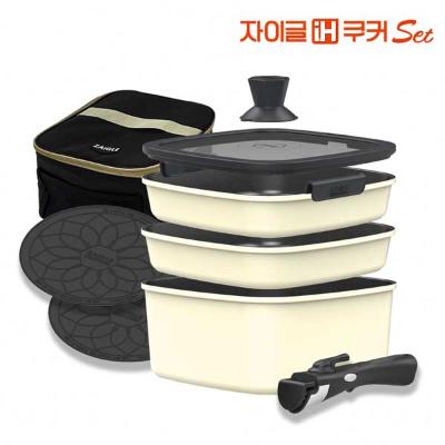 [ZAIGLE] 자이글 IH 쿠커세트 (냄비,그릴,프라이팬)