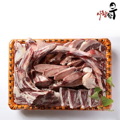 사랑한우 한우 꼬리반골세트 5Kg +부직포가방 포함