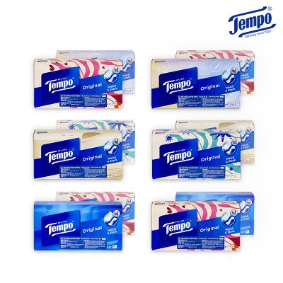[템포] 독일직수입 프리미엄 천연펄프 화장지 갑티슈 4겹 100매입 12갑