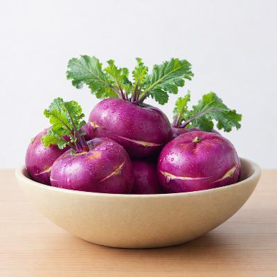[제주직송] 해풍맞은 보랗빛 아삭한 콜라비