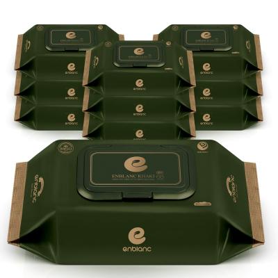 [앙블랑] 세이프 카키 캡형 68매X10팩 (82gsm)