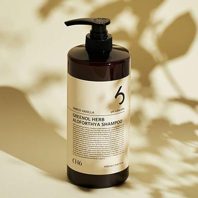 CH6 그리놀 허브 알로포시아 샴푸 엠버바닐라향 1L