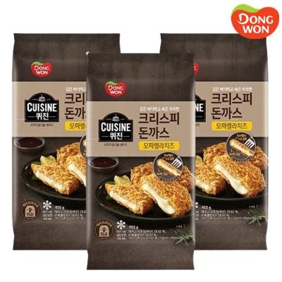 [동원] 퀴진 크리스피 돈까스(모짜렐라 치즈) 450g x 3개 [3811005]