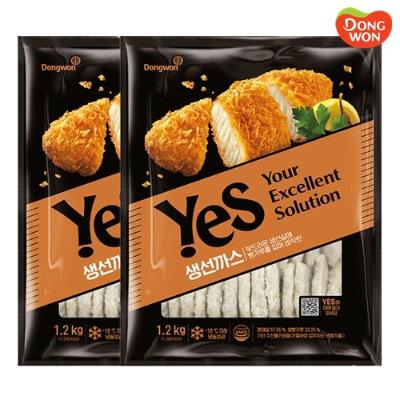 [동원] YES 생선까스 1.2kg x 2봉 [3819796]