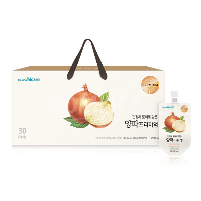 [천호엔케어]  껍질째 통째로 담은 양파프리미엄 80ml x 30팩