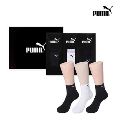 [퓨마] 남성 캐쥬얼 겸용 스포츠 중목양말 3족세트