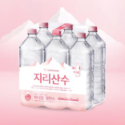 [아워홈] 지리산수 2Lx12개 무라벨 생수 샘물