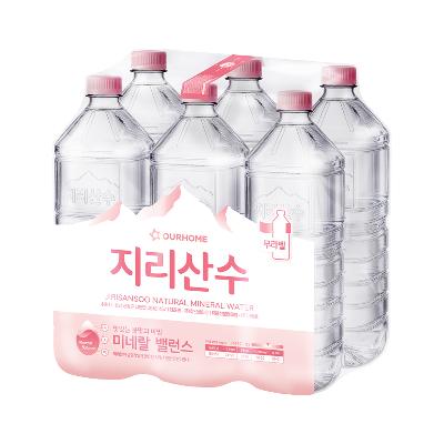 [아워홈] 지리산수 2Lx24개 무라벨 생수 샘물