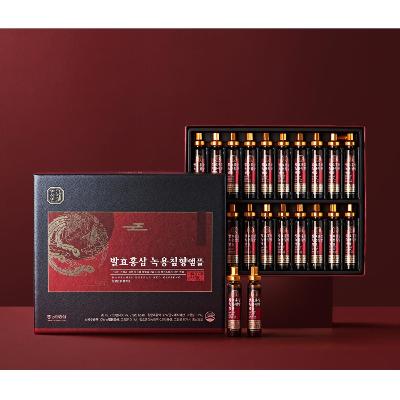[한삼인] 발효홍삼 녹용침향 앰플 (20ml*20병)/침향+녹용+발효홍삼을 담은 앰플