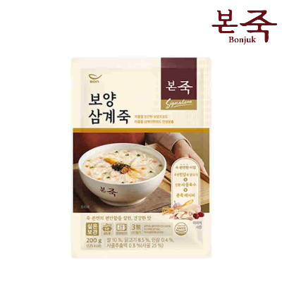 [본죽] 간편조리 파우치 보양삼계죽 200g 8개입