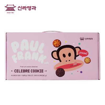 신라명과 X 폴프랭크카페 셀레브르 수제쿠키 3종 선물세트(밀라네즈/쵸코/빠똥자망드치즈)
