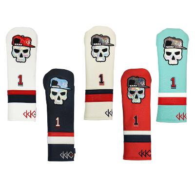 [도담스포츠] 홀로그램 스컬 드라이버커버 골프헤드커버 색상 택1