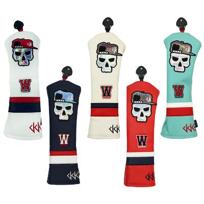 [도담스포츠] 홀로그램 스컬 우드커버 골프헤드커버 색상 택1